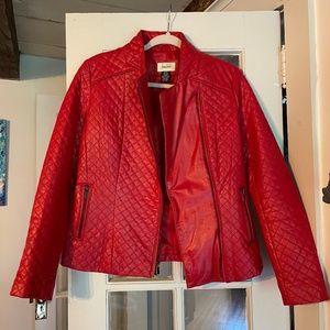 Red Leather jacket